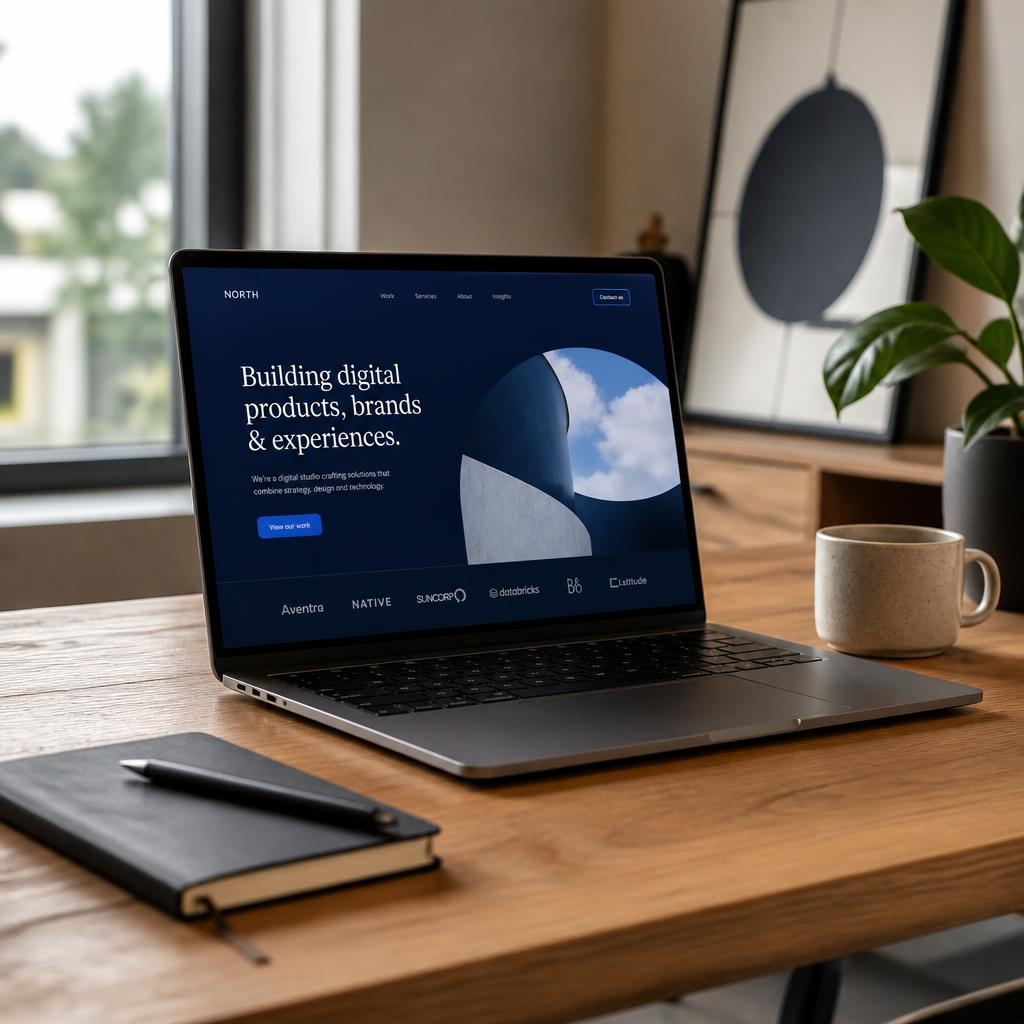 North Coast Web design workspace